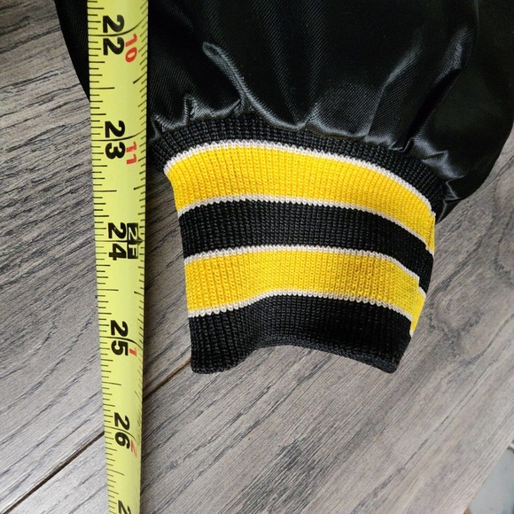 Vintage Pittsburgh Penguins Jacket 1980s Swingster Men’s XL Black Vtg 80s - Picture 7 of 7